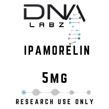 Ipamorelin 5mg laboratory vial